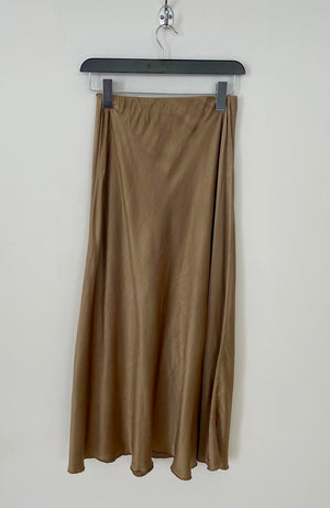 Gold Slip Skirt