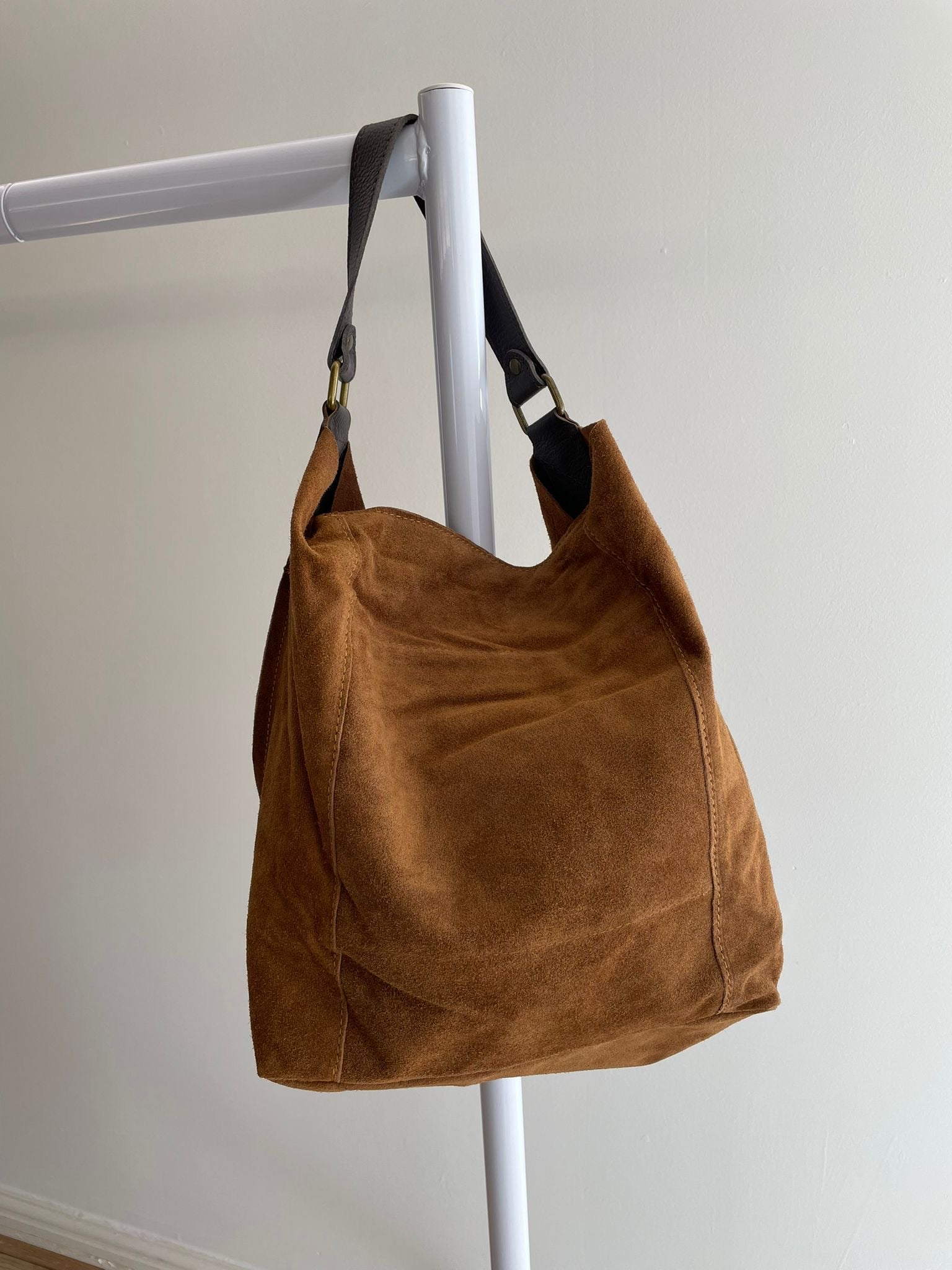 Suede Tote Bag