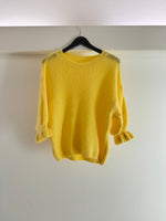 Daisy Ruffle Sleeve Jumper