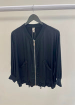 Silk Bomber Jacket