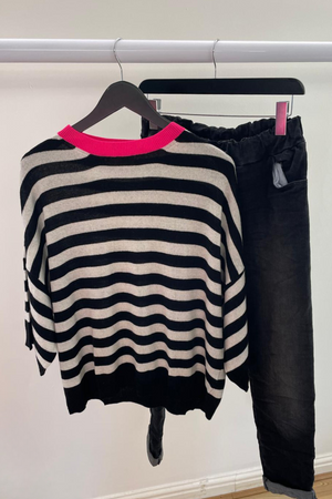 Banditas Cashmere Blend Stripe Jumper