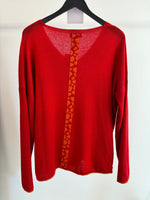 Cashmere Blend Animal Stripe Jumper