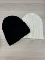 Ribbed Knit Beanie Hat